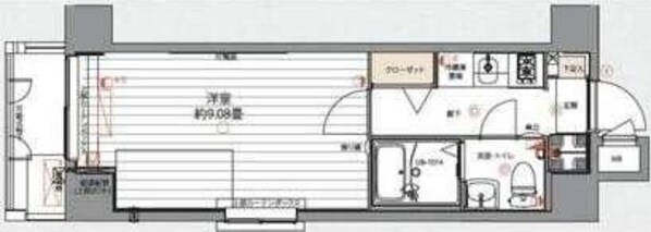 グランパークN.東京の物件間取画像
